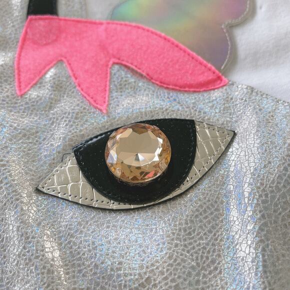 Nil & Mon Unisex Unicorn White T-shirt (S) - Picture 4 of 7